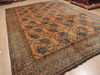 Khan Mohammadi Brown Hand Knotted 109 X 138 Area Rug 100-110294 Thumb 3