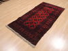 Khan Mohammadi Red Hand Knotted 33 X 63  Area Rug 100-110305 Thumb 2