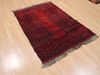 Khan Mohammadi Red Hand Knotted 36 X 54  Area Rug 100-110306 Thumb 3
