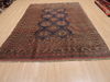 Khan Mohammadi Blue Hand Knotted 69 X 95  Area Rug 100-110311 Thumb 1