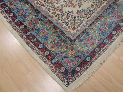 Elvan Blue Hand Knotted 68 X 911 Area Rug 100-110322 Image 4