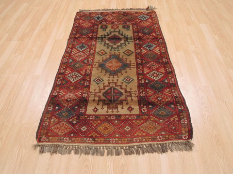 Baluch Beige Hand Knotted 31 X 55 Area Rug 100-110327 Image 1