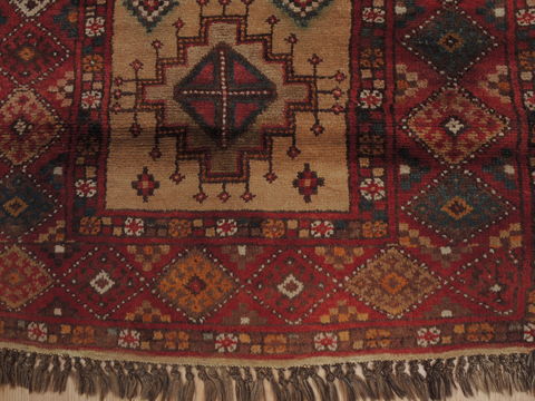 Baluch Beige Hand Knotted 31 X 55 Area Rug 100-110327 Image 5