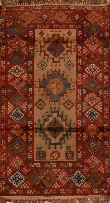 Baluch Beige Hand Knotted 31 X 55 Area Rug 100-110327 Image 0