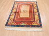 Gabbeh Blue Hand Knotted 39 X 49  Area Rug 100-110329 Thumb 1