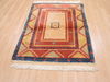 Gabbeh Multicolor Hand Knotted 39 X 49  Area Rug 100-110329 Thumb 1