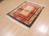 Gabbeh Blue Hand Knotted 39 X 49  Area Rug 100-110329 Thumb 2