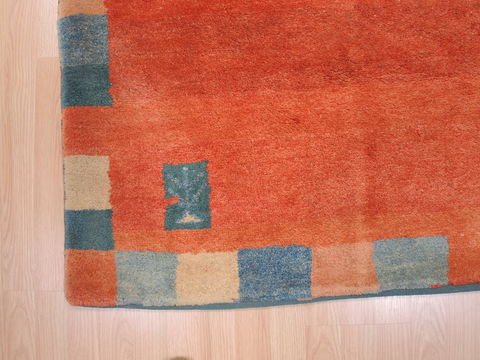 Gabbeh Red Hand Knotted 310 X 48 Area Rug 100-110333 Image 4