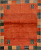 Gabbeh Red Hand Knotted 310 X 48  Area Rug 100-110333 Thumb 0