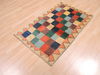 Gabbeh Beige Hand Knotted 28 X 45 Area Rug 100-110334 Thumb 2