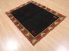 Gabbeh Red Hand Knotted 38 X 47 Area Rug 100-110340 Thumb 3