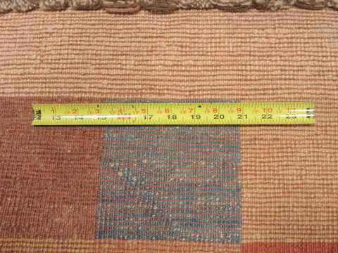 Gabbeh Beige Hand Knotted 37 X 411 Area Rug 100-110346 Image 9