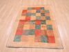 Gabbeh Beige Hand Knotted 37 X 411  Area Rug 100-110346 Thumb 1
