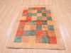Gabbeh Beige Hand Knotted 37 X 411 Area Rug 100-110346 Thumb 1