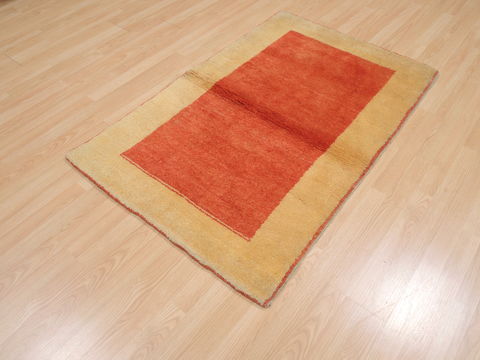 Gabbeh Red Hand Knotted 31 X 49 Area Rug 100-110347 Image 2
