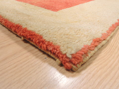 Gabbeh Red Hand Knotted 31 X 49 Area Rug 100-110347 Image 6