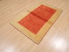 Gabbeh Red Hand Knotted 31 X 49 Area Rug 100-110347 Thumb 2