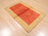 Gabbeh Red Hand Knotted 31 X 49  Area Rug 100-110347 Thumb 3