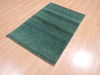 Gabbeh Green Square Hand Knotted 311 X 46  Area Rug 100-110348 Thumb 2