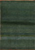 Gabbeh Green Square Hand Knotted 311 X 46  Area Rug 100-110348 Thumb 0