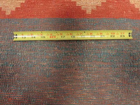 Gabbeh Green Hand Knotted 211 X 410 Area Rug 100-110352 Image 6