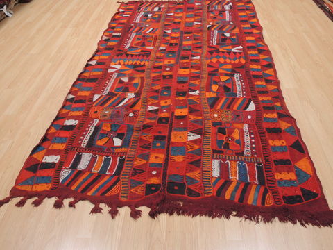 Kilim Red Flat Woven 411 X 90 Area Rug 100-110361 Image 1
