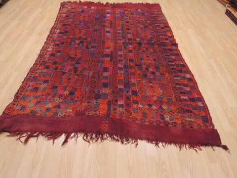 Kilim Red Flat Woven 411 X 80 Area Rug 100-110362 Image 1