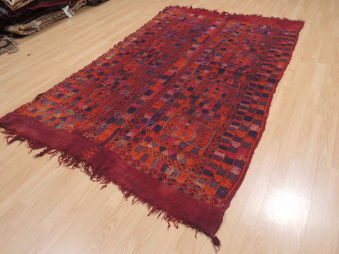 Kilim Red Flat Woven 411 X 80 Area Rug 100-110362 Image 2