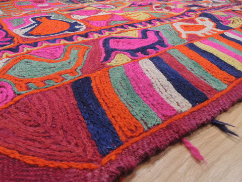 Kilim Purple Flat Woven 52 X 90 Area Rug 100-110364 Image 7