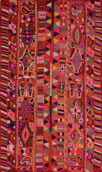Kilim Purple Flat Woven 52 X 90 Area Rug 100-110364 Image 0
