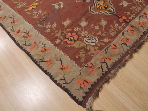 Kilim Brown Flat Woven 65 X 171 Area Rug 100-110368 Image 4