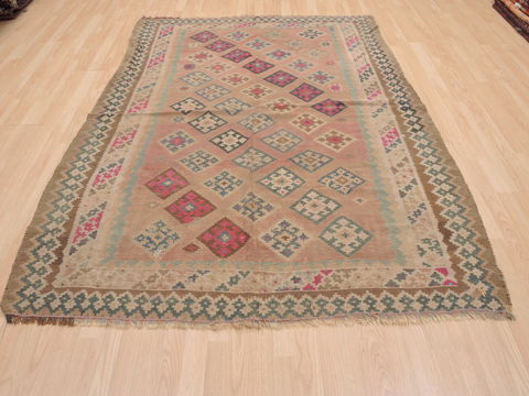 Kilim Brown Flat Woven 55 X 710 Area Rug 100-110373 Image 1