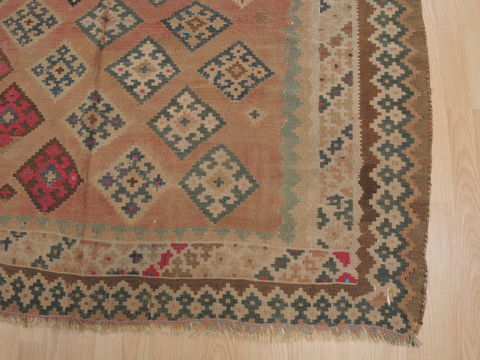 Kilim Brown Flat Woven 55 X 710 Area Rug 100-110373 Image 5