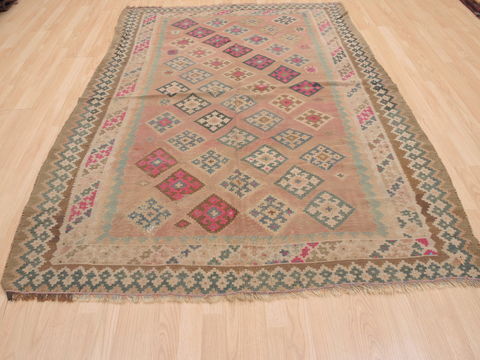 Kilim Brown Flat Woven 55 X 710 Area Rug 100-110373 Image 6