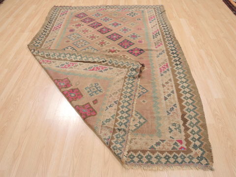Kilim Brown Flat Woven 55 X 710 Area Rug 100-110373 Image 8