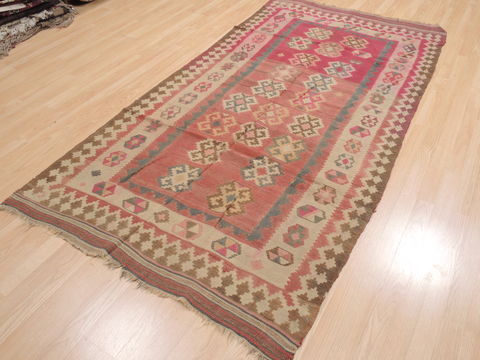 Kilim Brown Flat Woven 44 X 81 Area Rug 100-110374 Image 2