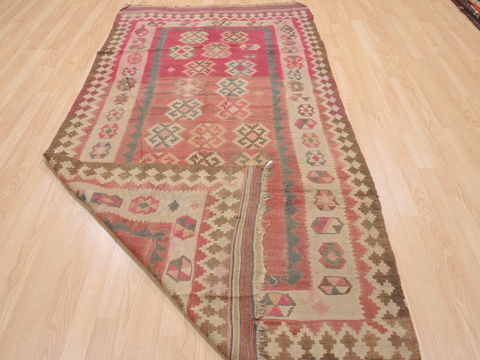 Kilim Brown Flat Woven 44 X 81 Area Rug 100-110374 Image 5