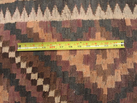Kilim Brown Flat Woven 79 X 114 Area Rug 100-110376 Image 9