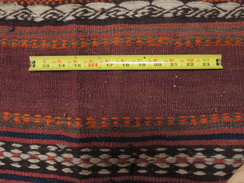 Kilim Brown Runner Flat Woven 37 X 101 Area Rug 100-110378 Image 8
