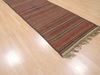 Kilim Brown Runner Flat Woven 37 X 101 Area Rug 100-110378 Thumb 3