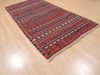 Kilim Red Runner Flat Woven 48 X 96 Area Rug 100-110379 Thumb 3