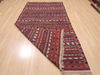 Kilim Red Runner Flat Woven 48 X 96 Area Rug 100-110379 Thumb 6