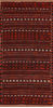 Kilim Red Runner Flat Woven 48 X 96 Area Rug 100-110379 Thumb 0