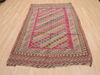 Kilim Red Flat Woven 45 X 75 Area Rug 100-110380 Thumb 1
