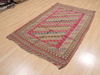 Kilim Red Flat Woven 45 X 75 Area Rug 100-110380 Thumb 2