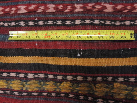 Kilim Red Runner Flat Woven 47 X 100 Area Rug 100-110381 Image 6