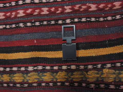 Kilim Red Runner Flat Woven 47 X 100 Area Rug 100-110381 Image 7