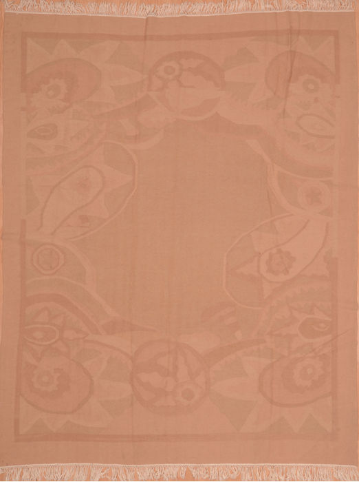Kilim Beige Flat Woven 72 X 92 Area Rug 100-110382 Image 0
