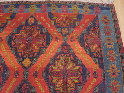Kilim Blue Flat Woven 611 X 99 Area Rug 100-110383 Image 8