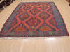 Kilim Blue Flat Woven 611 X 99 Area Rug 100-110383 Thumb 1